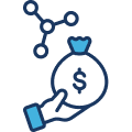 Biomedical biobanking icon