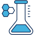 Biomedical simulation icon