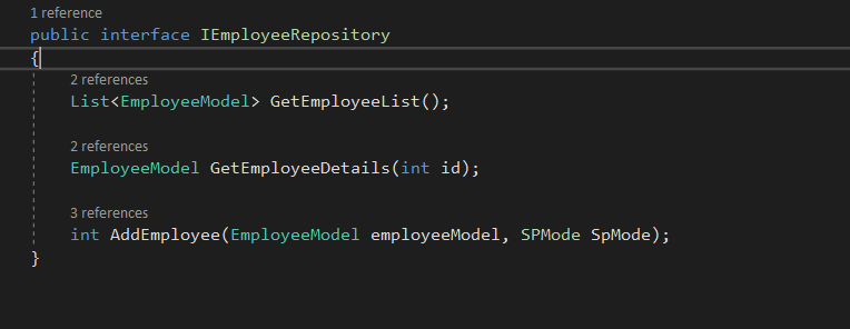 implement repository