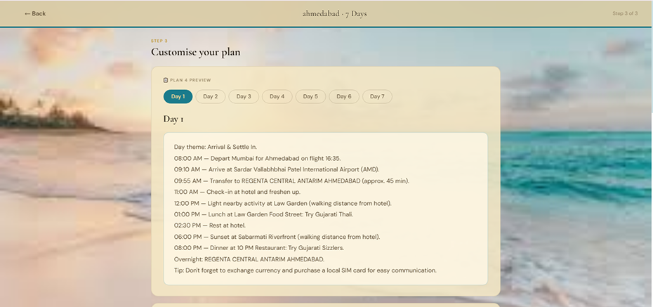 travel planner agent